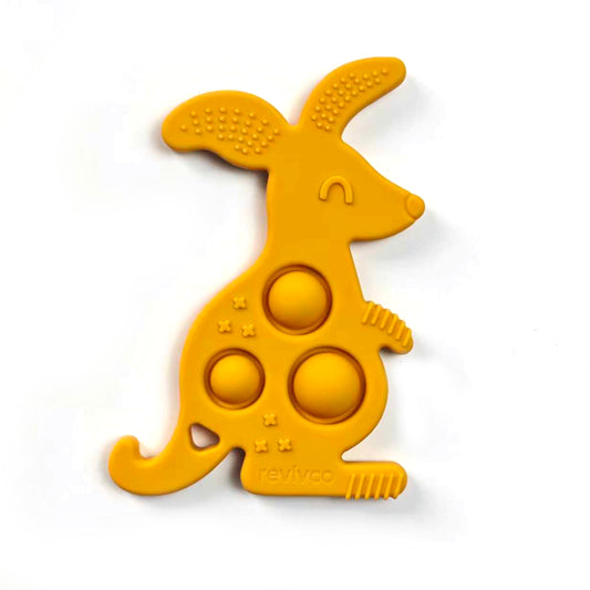 POP Kangaroo Teether – Soothes Sore Gums, Calms Busy Days