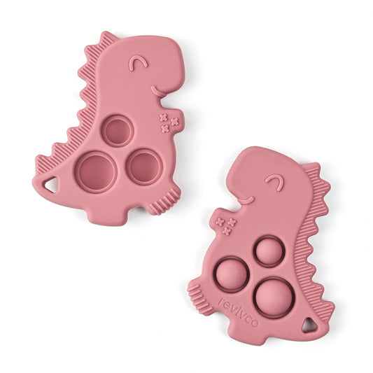 POP Dino Teether – Soothes Sore Gums, Keeps Busy Hands Calm