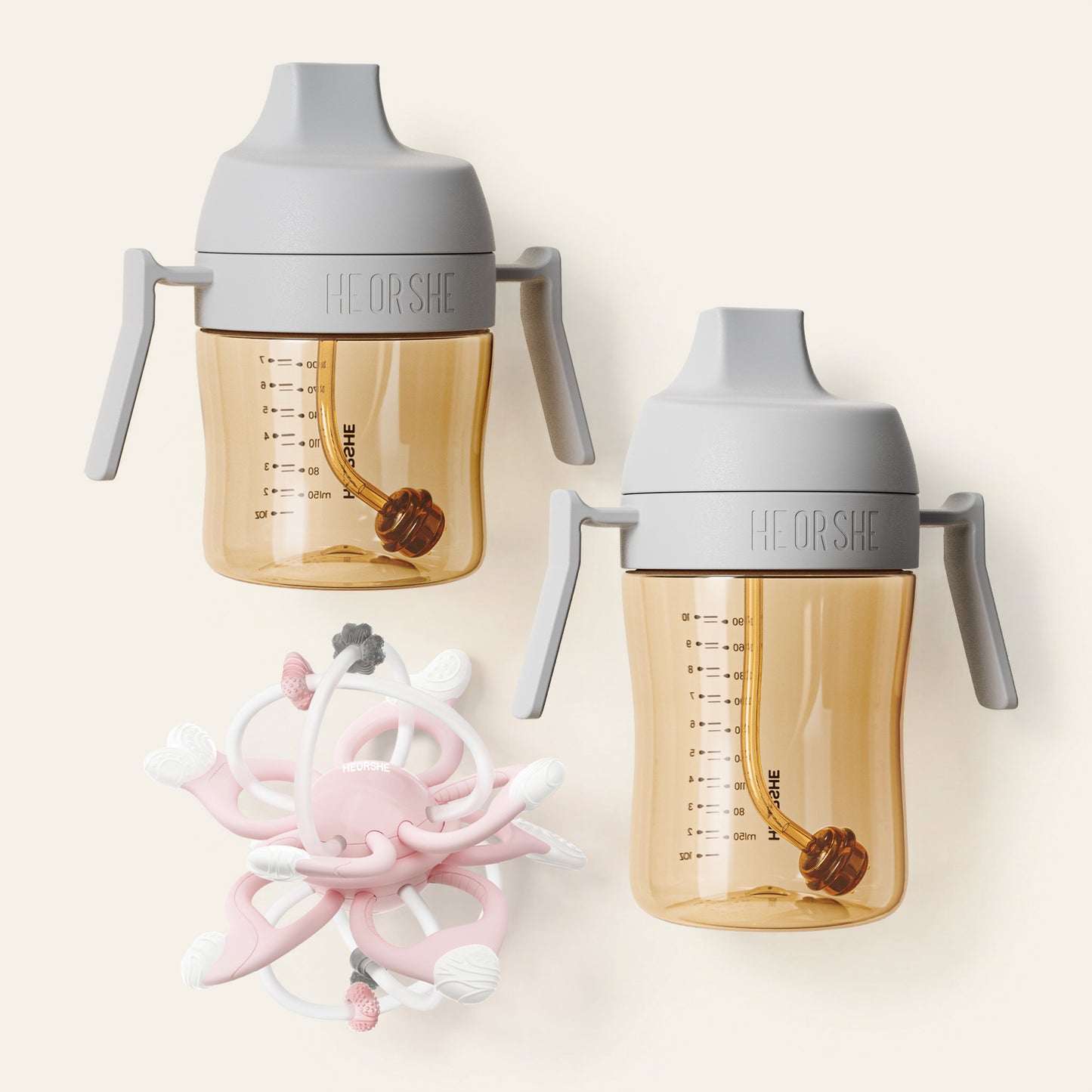 Revivco Sippy and Teether Starter Kit — premium sippy cups and silicone teether